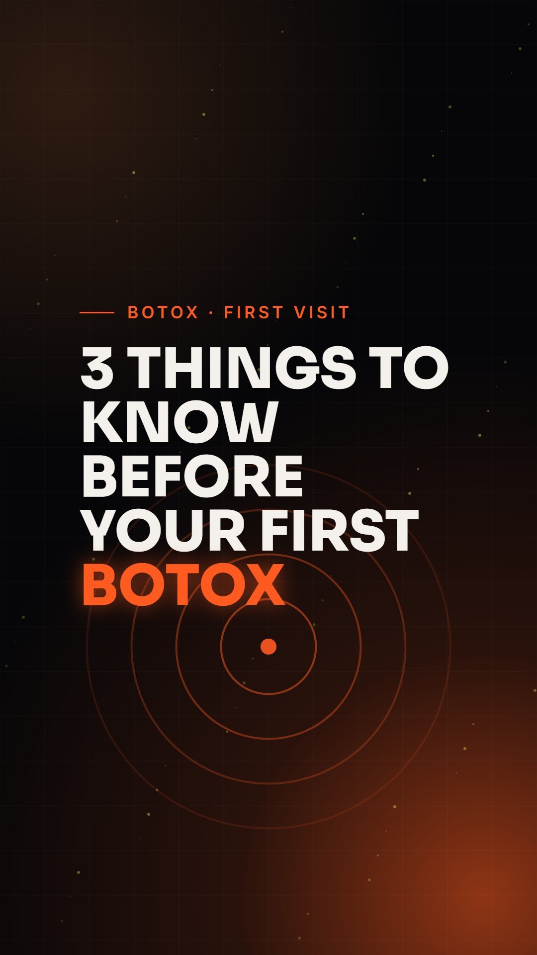 Botox first-timer campaign creative