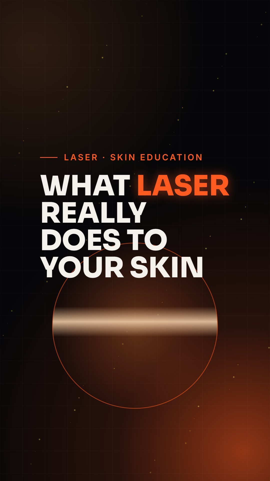 Laser skin consultation campaign creative
